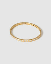 Quinn Gold Cuff - Stone