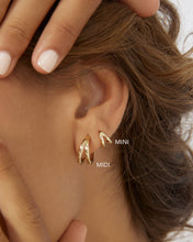 Jean Gold Huggie Earrings - Mini