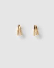 Jean Gold Huggie Earrings - Mini
