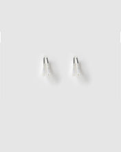 Jean Silver Huggie Earrings - Mini