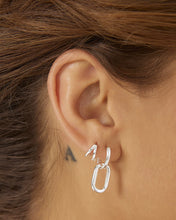 Jean Silver Huggie Earrings - Mini