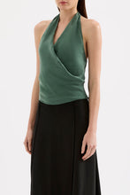 Leon Cupro Top - Emerald