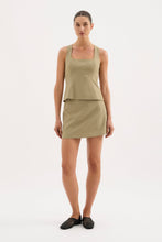 Thea Mini Skirt - Moss