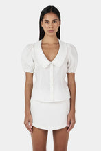 Ownley 'Izzy Linen Shirt' - Ivory