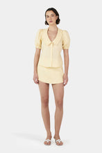 Ownley 'Izzy Linen Shirt' - Lemon
