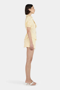 Ownley 'Izzy Linen Shirt' - Lemon