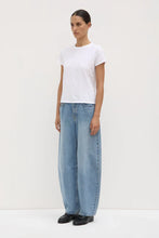 Assembly Label ' Indi Short Sleeve Tee ' -  White