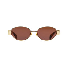 'Isla' - Gold w. Brown Lens