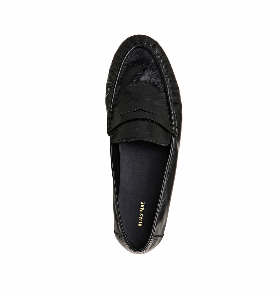 Alias Mae 'Ivana' - Black Oily Leather