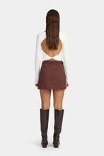 Ownley 'Joan Mini Skirt' - Fig