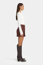 Ownley 'Joan Mini Skirt' - Fig