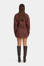 Ownley 'Joan Mini Skirt' - Fig