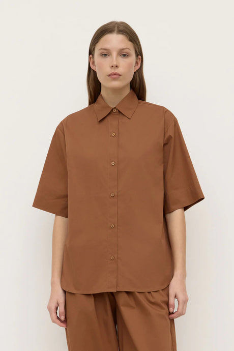 Assembly Label ' Joni Short Sleeve Shirt' -Earth