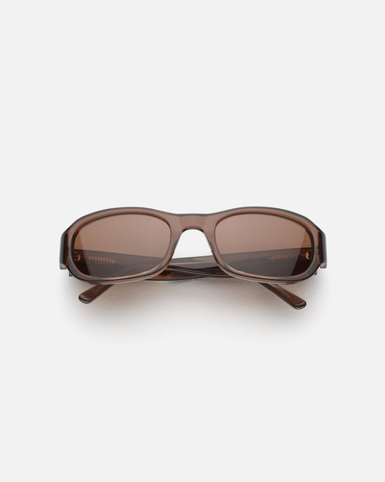 Lu Goldie 'Jordyn' Sunglasses - Coffee