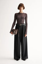 Elka Collective 'Silia Knit Top ' - Chocolate