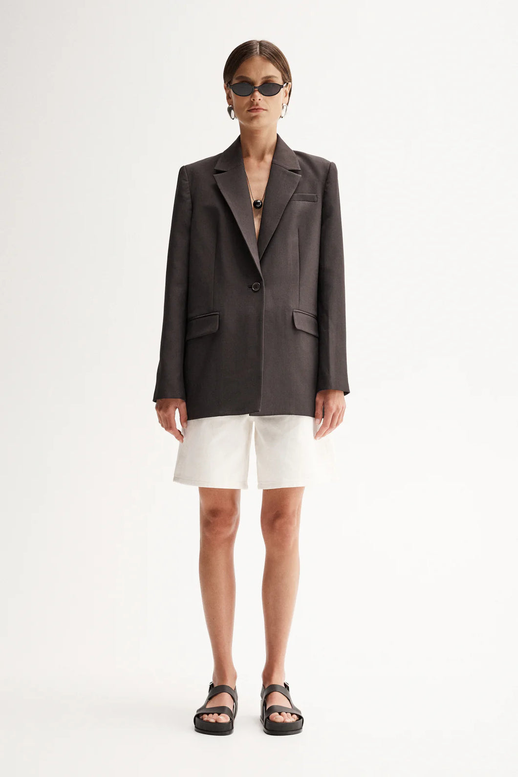 Elka Collective 'Pharoah Blazer' -  Chocolate