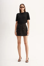 Elka Collective 'Kylie Beaded Mini Skirt' - Black