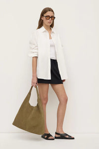 Assembly Label 'Kalla Poplin  Mini Skirt' - Black