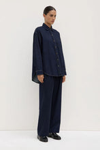 Assembly Label 'Kiera Recycled Denim Long Sleeve Shirt - Deep Indigo