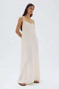 Assembly Label 'Lani Crinkle Maxi Dress' - Stone