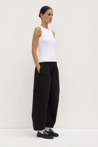 Assembly Label 'Lola Barrel  Pant' -  Black