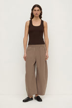 Assembly Label 'Elaine Washed Cotton Pant' - Dark Sand