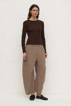 Assembly Label 'Elaine Washed Cotton Pant' - Dark Sand