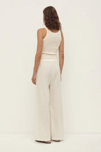 Assembly Label ' Marina Pants' -  White/Grey Stripe