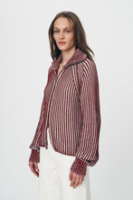 Rowie 'Markus Zip Knit Cardigan' - Rust Red Creme