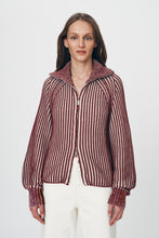 Rowie 'Markus Zip Knit Cardigan' - Rust Red Creme