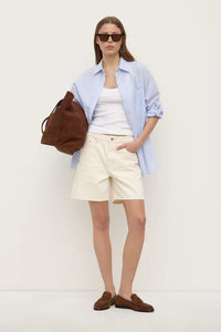 Assembly Label 'Mid Rise Vintage Denim Short' - Ecru