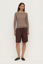 Assembly Label 'Mika Cotton Long Sleeve Tee' - Dark Sand