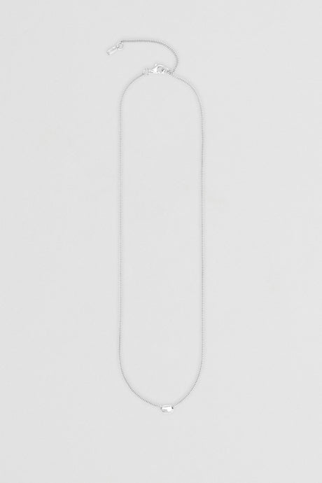 Nina Gordon 'Mini Drop Necklace' - Silver
