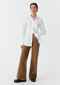 Morrison White tailored Cotton Shirt