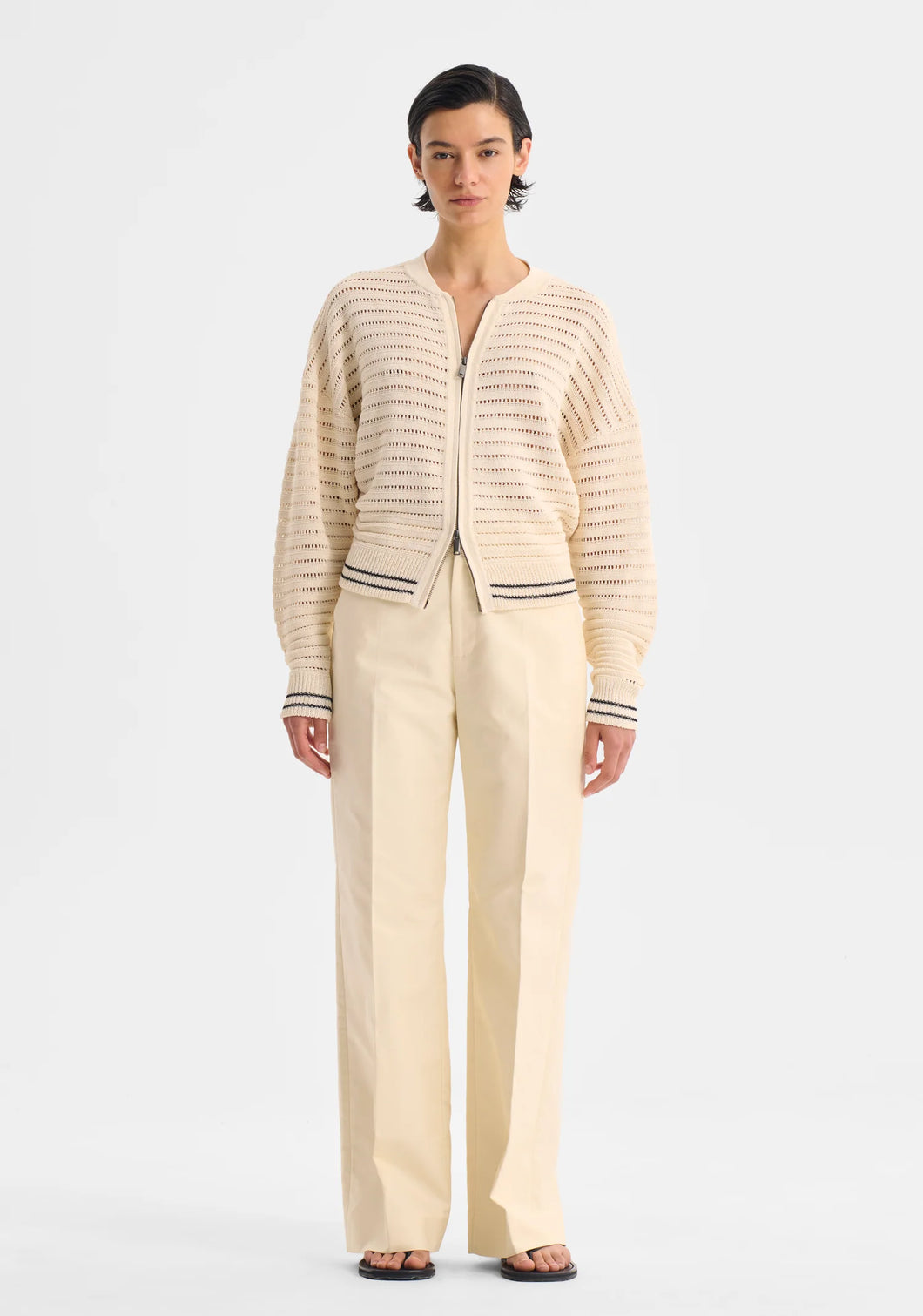 Morrison 'Dallas Knit Jacket' - Milk
