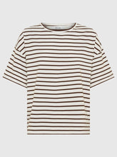 Morrison ' Archie Tee' -  Mocha/White