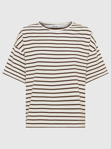 Morrison ' Archie Tee' -  Mocha/White