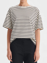 Morrison ' Archie Tee' -  Black and Cream