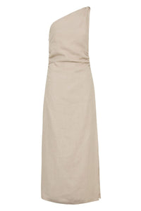 Faithfull The Brand 'Jomana Midi Dress' - Natural Linen