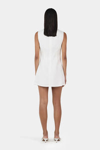 Ownley 'Nessa Linen Mini Dress' - Ivory