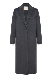 Nude Lucy 'Riley Wool Coat' - Charcoal