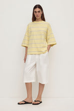 Assembly Label 'Nora Cotton Stripe Oversized Tee' - Rind Stripe