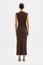 Sara Mesh Maxi Dress Walnut