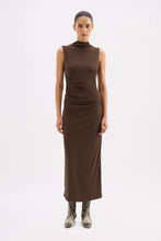 Sara Mesh Maxi Dress Walnut