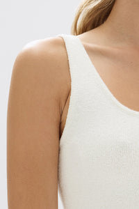 Assembly Label 'Odette Boucle Knit Tank' - White