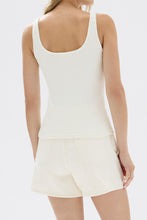 Assembly Label 'Odette Boucle Knit Tank' - White