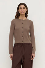 Assembly Label 'Orina Cotton Cashmere Cardigan' - Dark Sand
