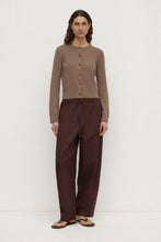 Assembly Label 'Orina Cotton Cashmere Cardigan' - Dark Sand