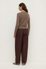 Assembly Label 'Orina Cotton Cashmere Cardigan' - Dark Sand