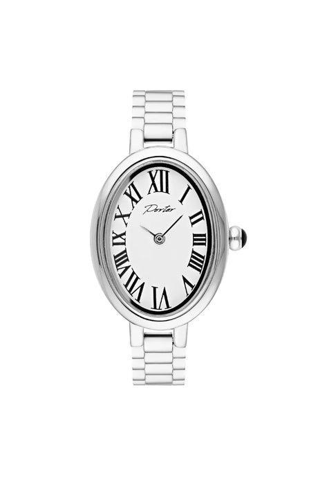 Porter 'Baby Link Watch' - White Gold